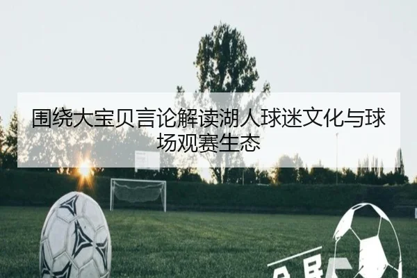 围绕大宝贝言论解读湖人球迷文化与球场观赛生态 - ODSports